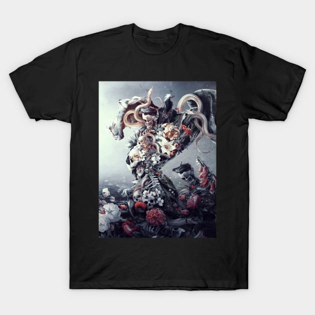 Skeleton Queen T-Shirt by rizapeker